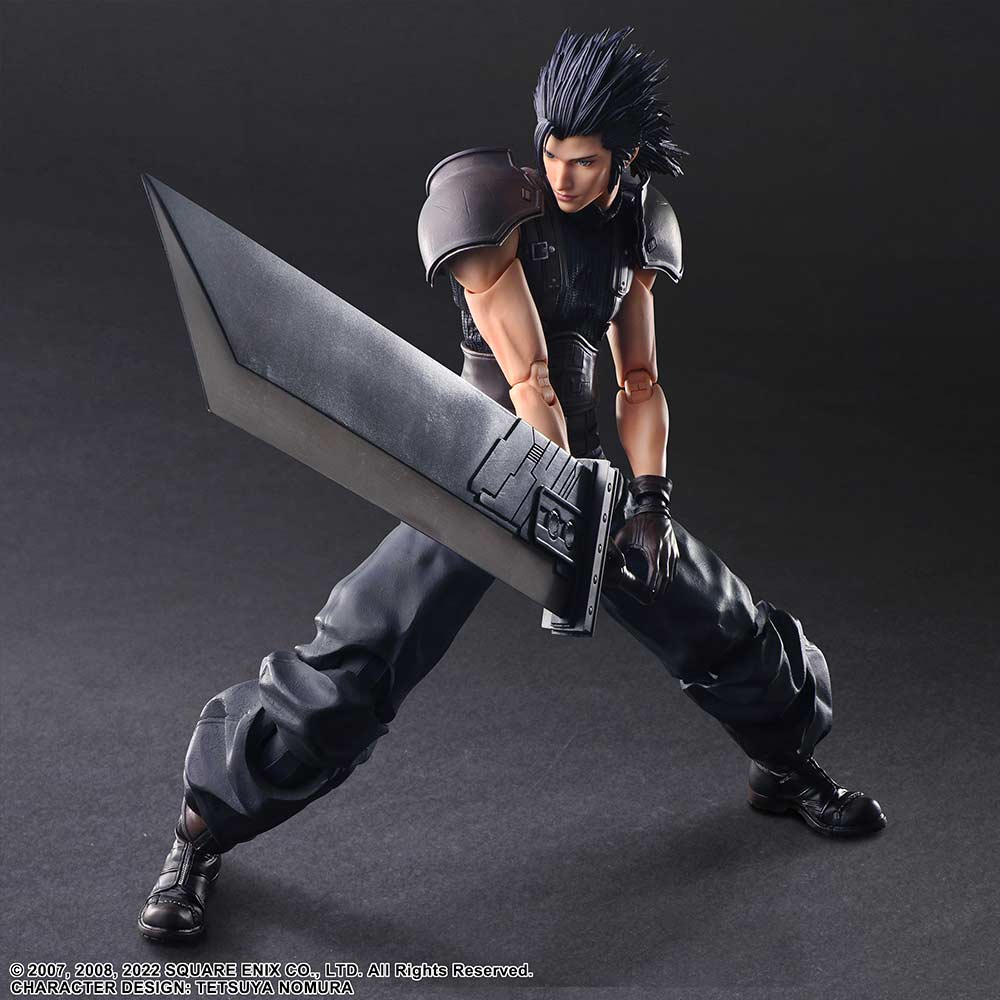 (PO) Crisis Core Final Fantasy VII Reunion Play Arts Kai Zack Fair Soldier Class 1st Image_4