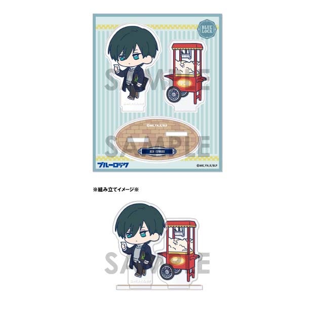(PO) Blue Lock Mini Chara Acrylic Stand Let's Go Out! Vol. 2 Itoshi Rin Image_1