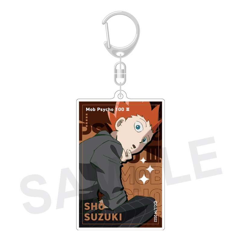 (PO) Mob Psycho 100 III Square Key Chain - Suzuki Sho Image_1