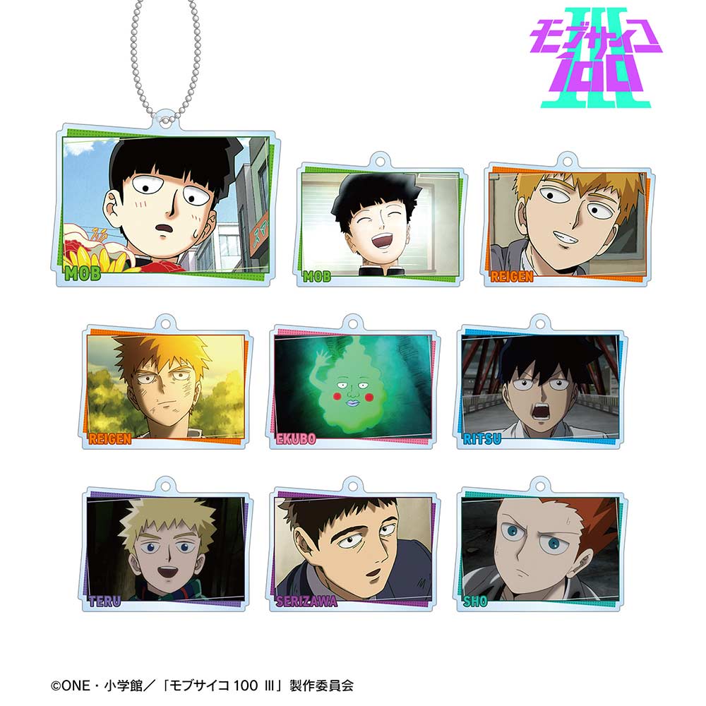 (PO) Mob Psycho 100 III Trading Scenes Acrylic Key Chain [BOX] Image_1