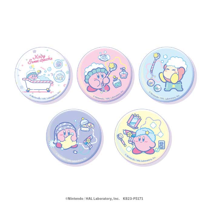 (PO) Kirby's Dream Land Kirby Sweet Dreams Aurora Can Badge Collection [BOX] Image_1