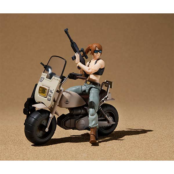 (PO) G.M.G. Mobile Suit Gundam The 08th MS Team V-SP09 Earth Federation Soldier & Earth Federation Force Soldier's Bike Image_2