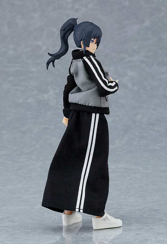 (PO) figma Styles figma 601 Female Body (Makoto) with Tracksuit + Tracksuit Skirt Outfit Image_8