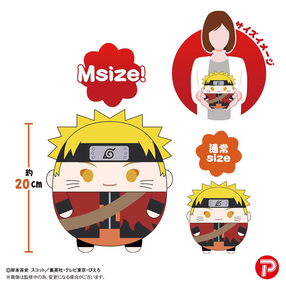 (PO) NT-17 Naruto Shippuden Fuwakororin (M Size) 3 - Uzumaki Naruto (Sage Mode) Image_2