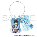 (PO) Gintama Twin Wire Ring Acrylic Key Chain Kessen Space Pirates Ver. Shimura Shinpachi Image_1
