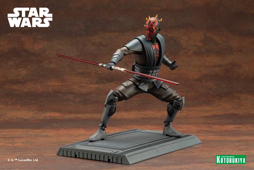 (PO) Star Wars: The Clone Wars ARTFX Darth Maul TM The Clone Wars Edition Image_4