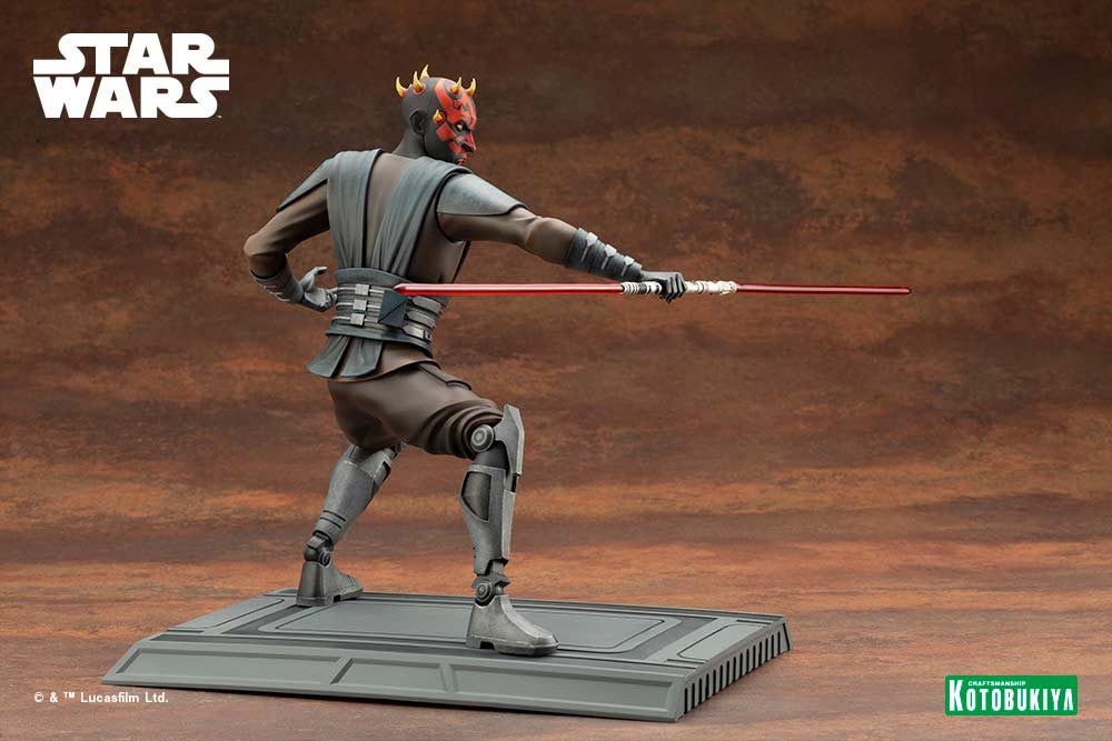 (PO) Star Wars: The Clone Wars ARTFX Darth Maul TM The Clone Wars Edition Image_7