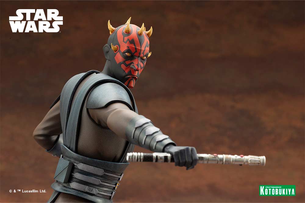 (PO) Star Wars: The Clone Wars ARTFX Darth Maul TM The Clone Wars Edition Image_9