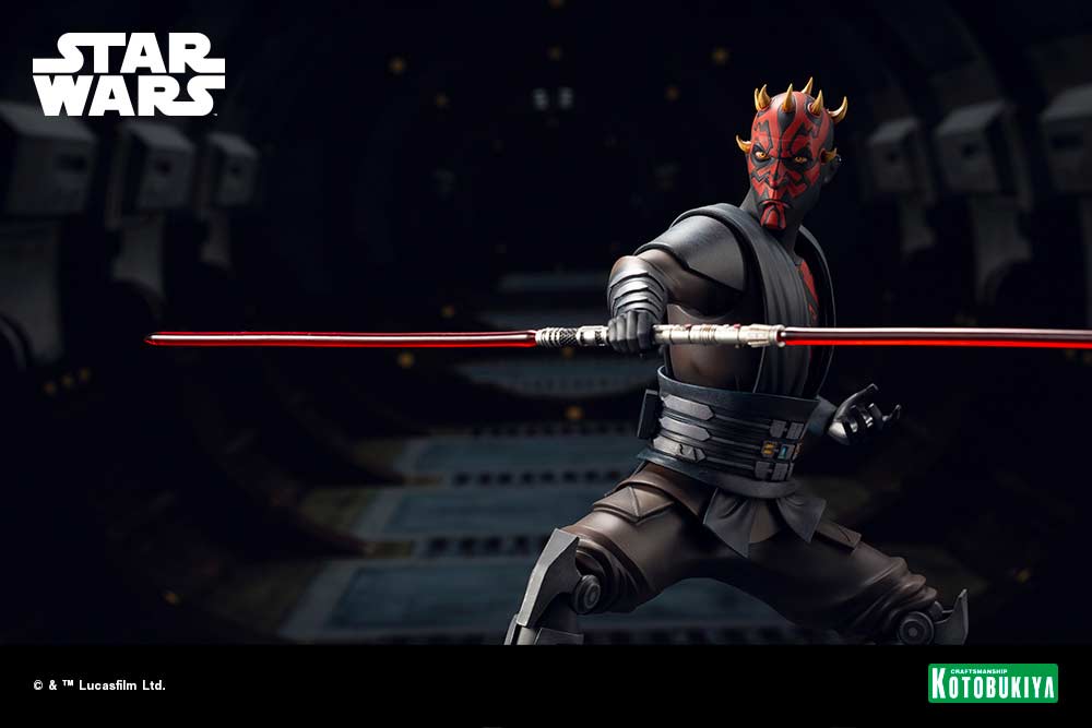 (PO) Star Wars: The Clone Wars ARTFX Darth Maul TM The Clone Wars Edition Image_10