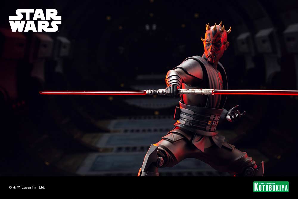(PO) Star Wars: The Clone Wars ARTFX Darth Maul TM The Clone Wars Edition Image_11