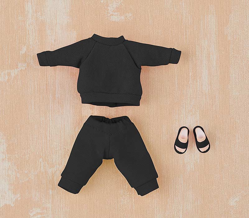 (PO) Nendoroid Doll Outfit Set Sweatshirt and Sweatpants (Black) Image_3