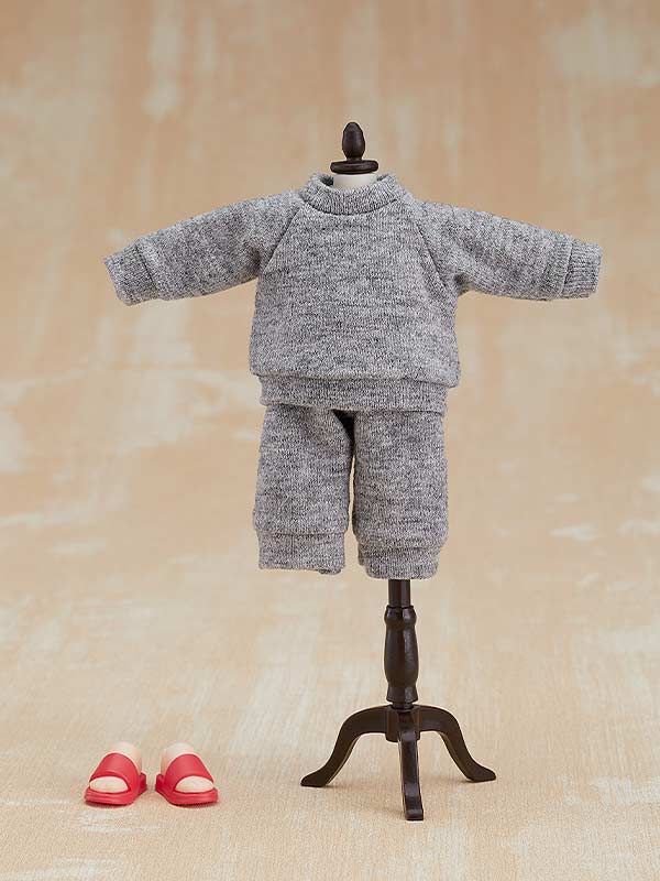 (PO) Nendoroid Doll Outfit Set Sweatshirt and Sweatpants (Gray) Image_4