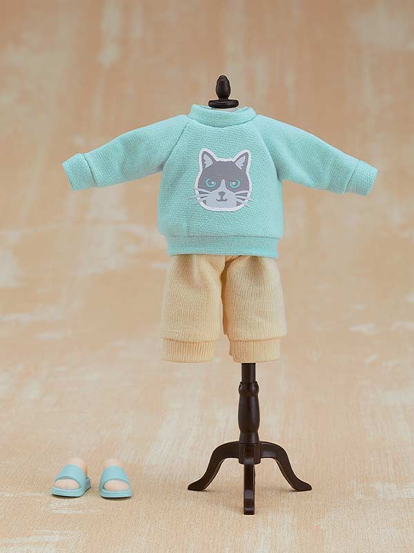 (PO) Nendoroid Doll Outfit Set Sweatshirt and Sweatpants (Light Blue) Image_4