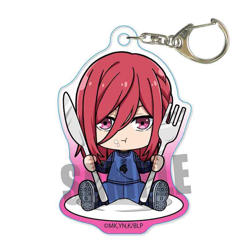 (PO) Gochi Chara Acrylic Key Chain Blue Lock - Chigiri Hyoma Image_1