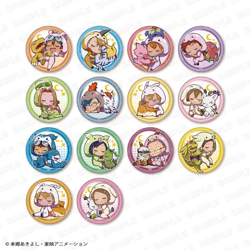 (PO) Digimon Adventure Series GyaoColle Trading Can Badge [BOX] Image_1