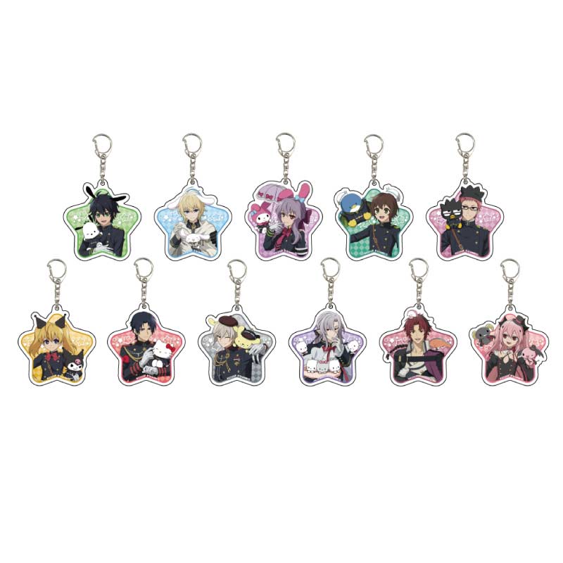 (PO) Acrylic Key Chain Seraph of the End x Sanrio Characters 01 Original Illustration [BOX] Image_1