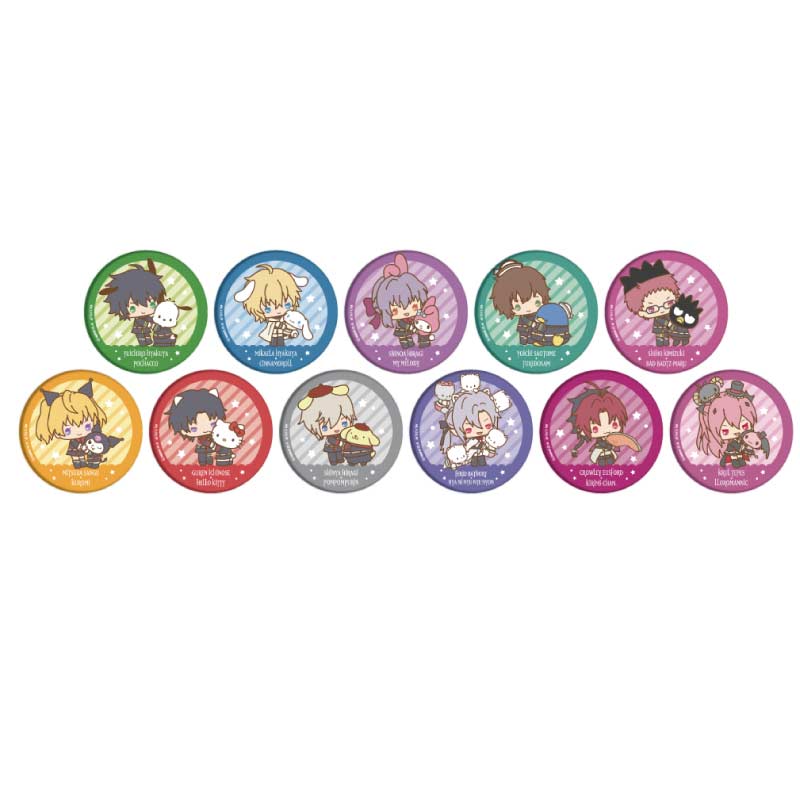 (PO) Can Badge Seraph of the End x Sanrio Mini Characters 01 Original Illustration [BOX] Image_1