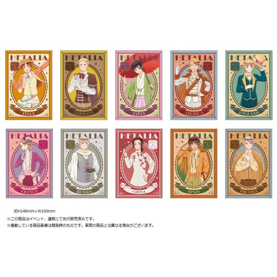 (PO) Hetalia World Stars Original Illustration Postcard Set Sweets Parade Ver. Image_1
