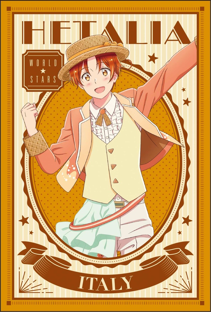 (PO) Hetalia World Stars Original Illustration Postcard Set Sweets Parade Ver. Image_2