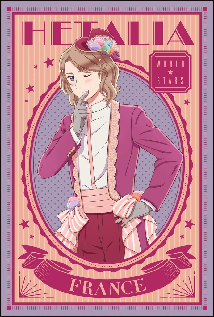 (PO) Hetalia World Stars Original Illustration Postcard Set Sweets Parade Ver. Image_7