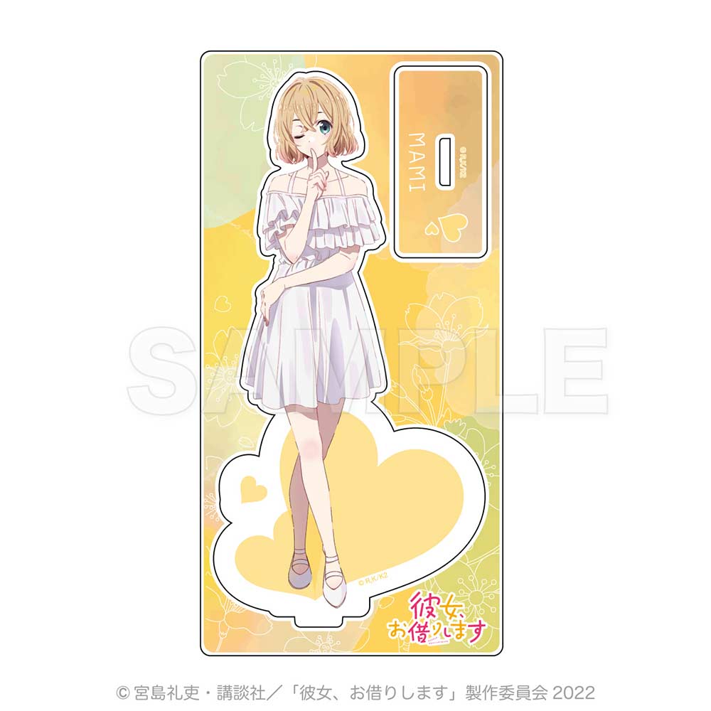 (PO) Rent-A-Girlfriend Original Illustration Acrylic Stand Nanami Mami EveKano 2023 Ver. Image_1