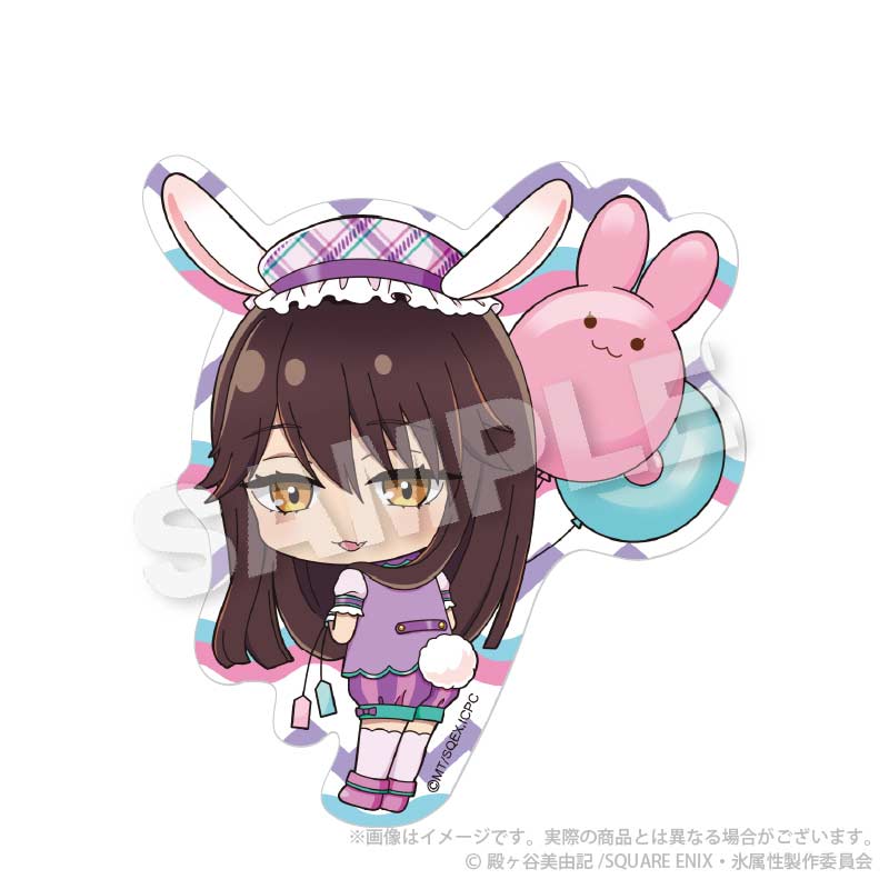 (PO) The Ice Guy and His Cool Female Colleague Die-cut Sticker Komori-san Image_1