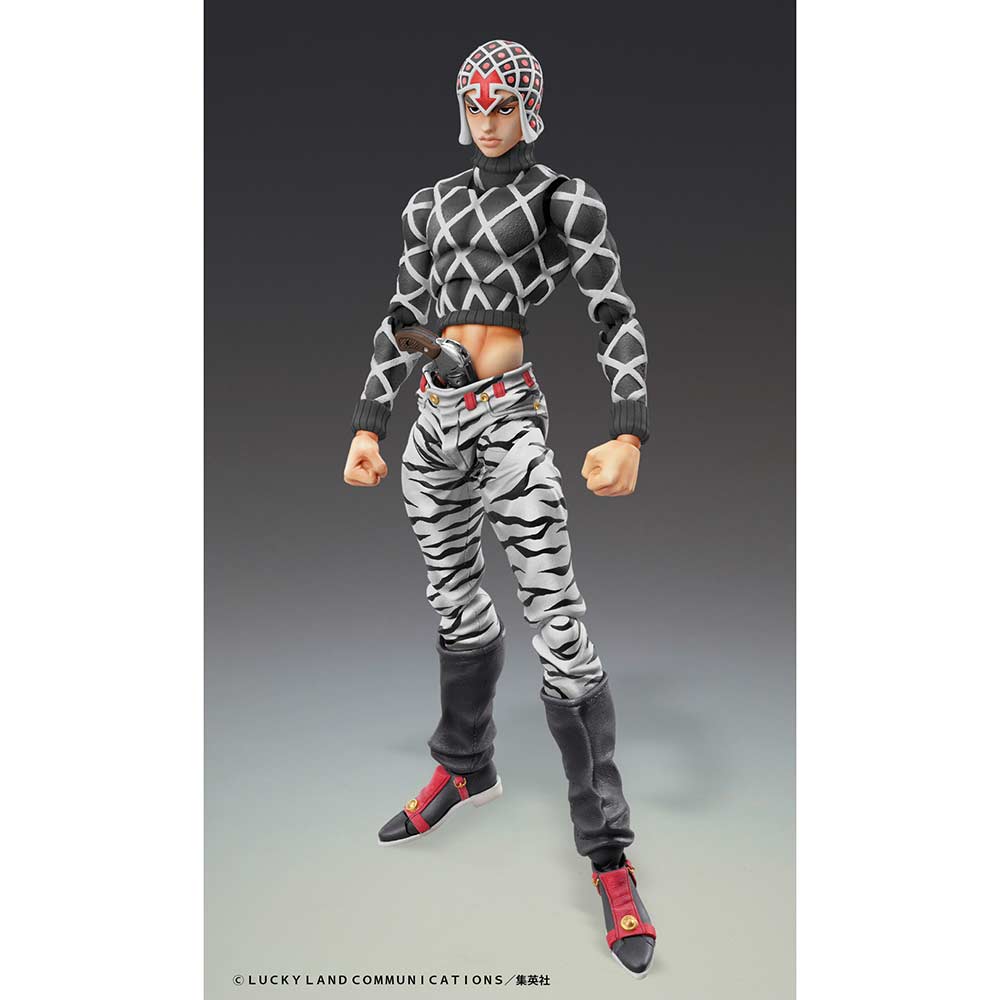 (PO) Super Action Statue JoJo's Bizarre Adventure Part V Guido Mista & Sex Pistols Ver. Black Image_3