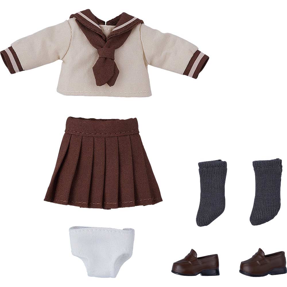 (PO) Nendoroid Doll Outfit Set Long-Sleeved Sailor Outfit (Beige) Image_1