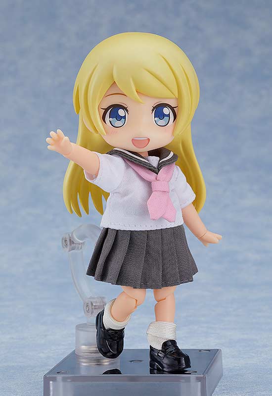 (PO) Nendoroid Doll Outfit Set Short-Sleeved Sailor Outfit (Gray) Image_4