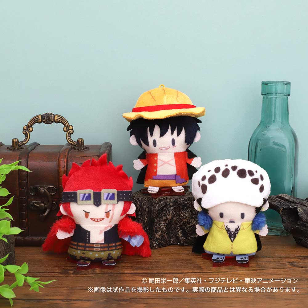 (PO) One Piece Finger Mascot Puppela Set Monkey D. Luffy & Trafalgar Law & Eustass Kid (Raid on Onigashima Ver.) (Plush) Image_2