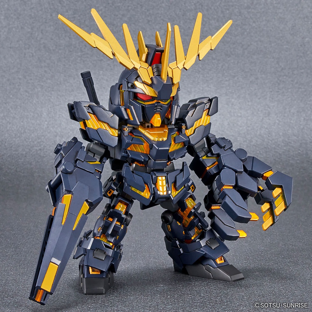 (PO) SD Gundam Cross Silhouette Gundam UC - Unicorn Gundam 2 Banshee & Banshee Norn Parts Set Image_2