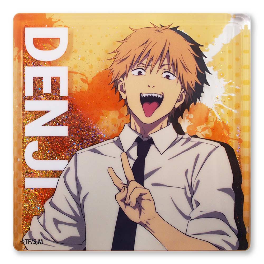 (PO) Chainsaw Man Glitter Acrylic Block - Denji Image_1