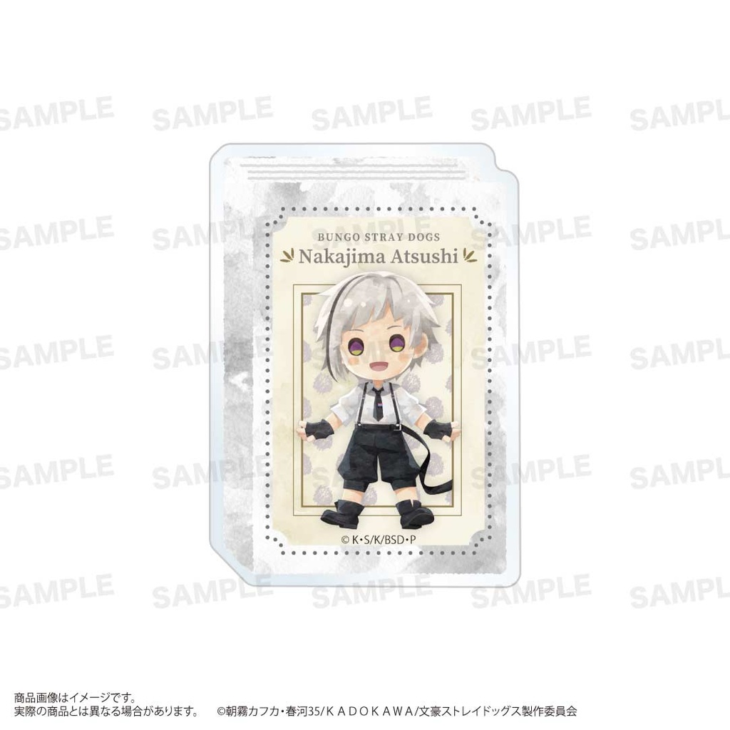 (PO) Bungo Stray Dogs Trading Acrylic Card Charamage [BOX] Image_2