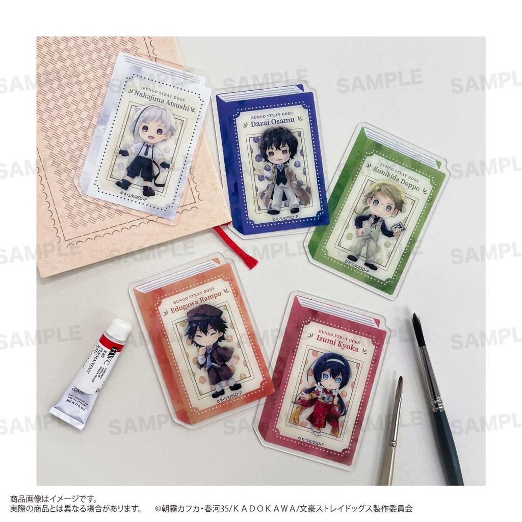 (PO) Bungo Stray Dogs Trading Acrylic Card Charamage [BOX] Image_13