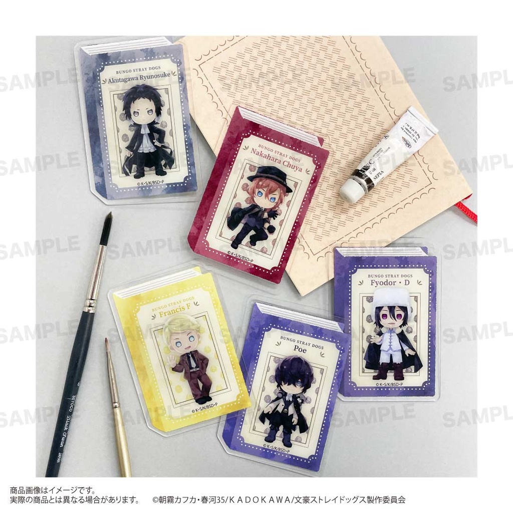 (PO) Bungo Stray Dogs Trading Acrylic Card Charamage [BOX] Image_15