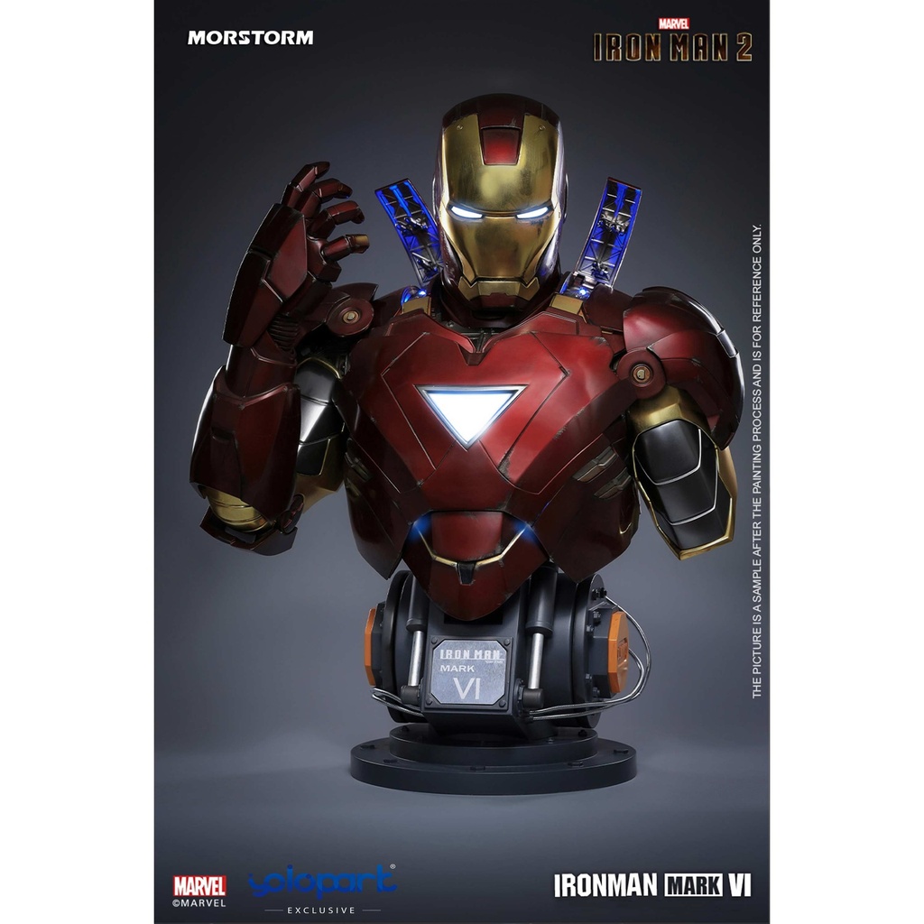 Iron Man 2 - Iron Man MK6 Bust (Deluxe)  Image_9
