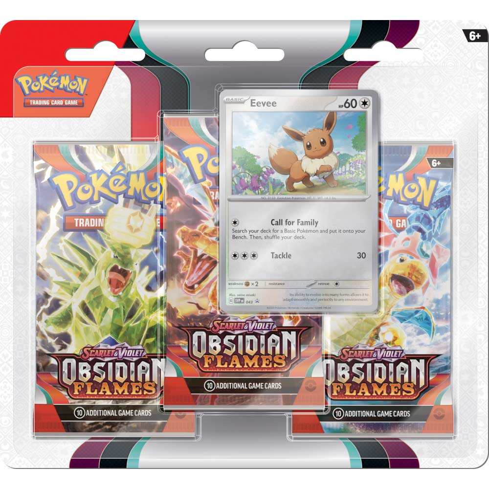 Pokemon TCG: Scarlet and Violet SV03 3 Obsidian Flames Blister [BOX] Image_2