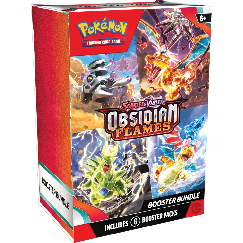 Pokemon TCG: Scarlet and Violet SV03 6 Obsidian Flames Boosters Bundle [BOX] Image_1
