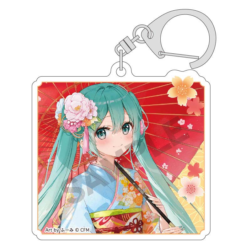 (PO) Hatsune Miku Trading Acrylic Key Chain Kyoto [BOX] Image_2