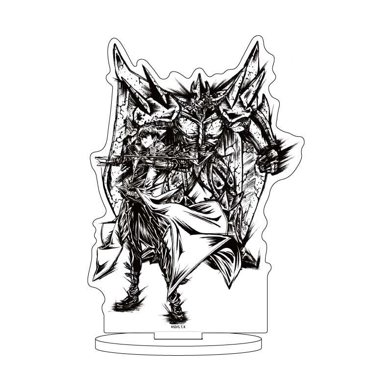 (PO) Chara Acrylic Figure Yu-Gi-Oh! Duel Monsters 10 Kaiba Seto & Obelisk the Tormentor (Sumie Illustration) Image_1