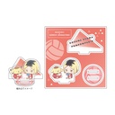 (PO) Acrylic Figure Plate Haikyu!! x Sanrio Characters 07 Kozume Kenma / Pom Pom Purin (Mini Character Illustration) Image_1