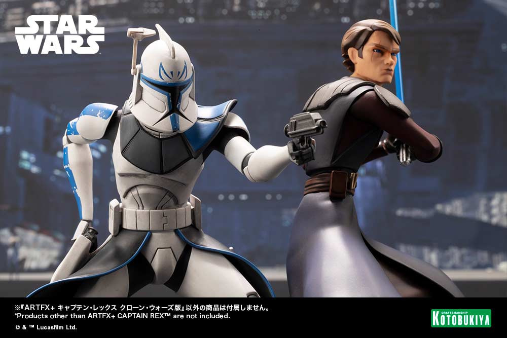 (PO) Star Wars: The Clone Wars ARTFX+ Captain Rex TM Star Wars: The Clone Wars Ver. Image_21