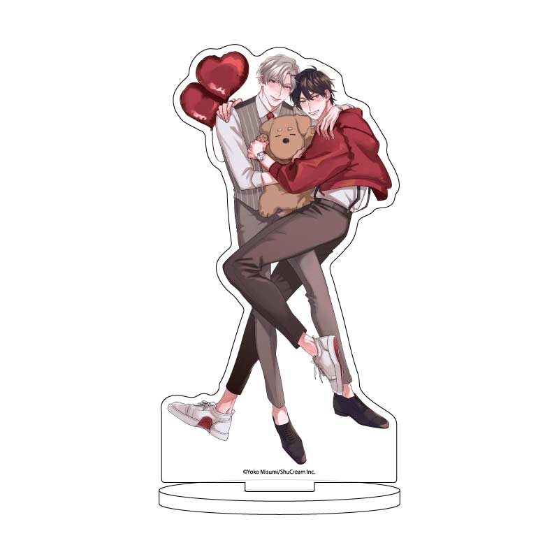 (PO) Chara Acrylic Figure Osuwari, Yoku Dekimashita 01 Hasekura Shuji & Mogami Itsuki (Original Illustration) Image_1