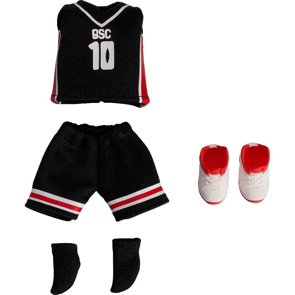 (PO) Nendoroid Doll Outfit Set Basketball Uniform (Black) Image_2