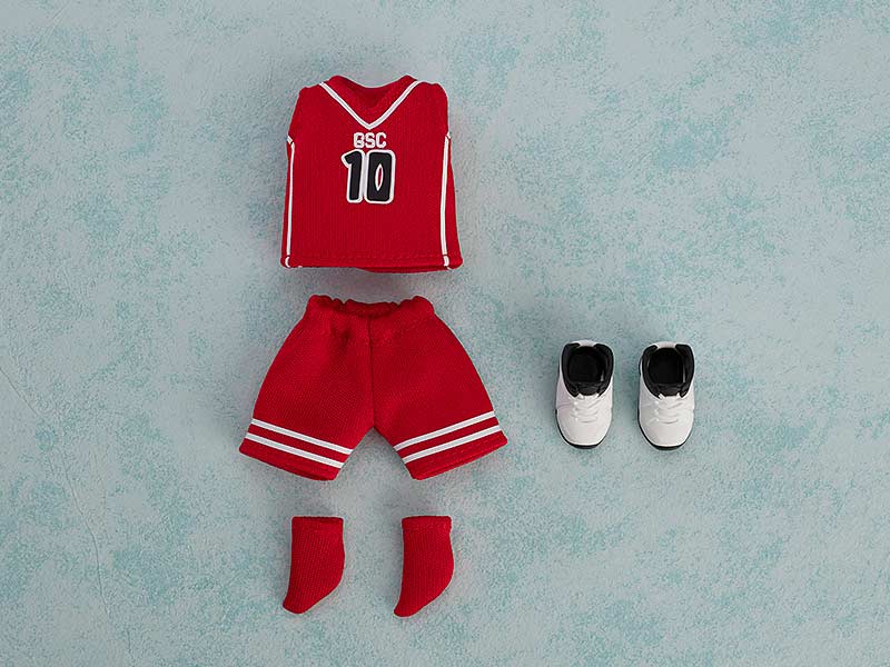 (PO) Nendoroid Doll Outfit Set Basketball Uniform (Red) Image_3