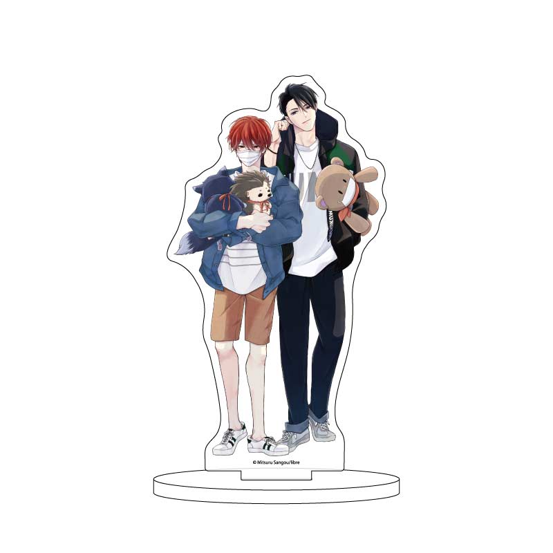 (PO) Chara Acrylic Figure Mask Danshi: This Shouldn't Lead to Love 10 Saikawa Tsuzuru & Sayama Keigo (Original Illustration) Image_1