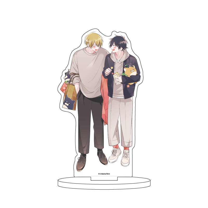 (PO) Chara Acrylic Figure Uwasa no Saeki ha Kare to Koi ga Shitai 02 Saeki Kei & Tachibana Yuzuki (Original Illustration) Image_1