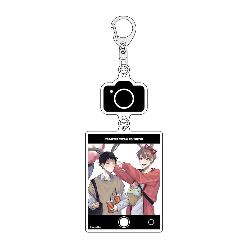 (PO) Linked Acrylic Key Chain Tadareta Heyani Koiyottsu 07 Yamamoto Satoshi & Akira (Original Illustration) Image_1