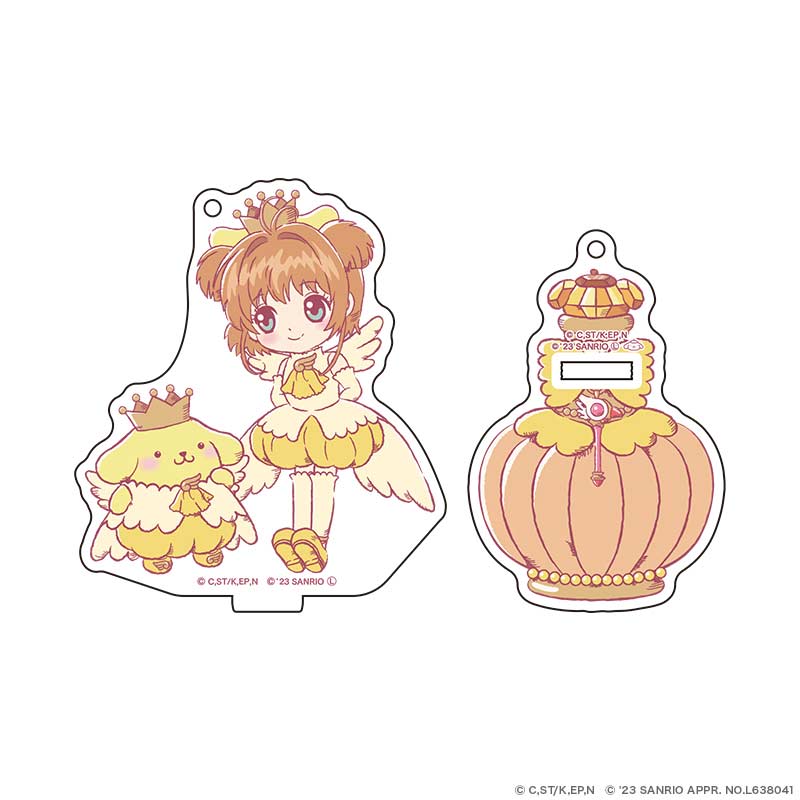(PO) Cardcaptor Sakura x Sanrio Characters Acrylic Stand Key Chain Perfume Ver. Sakura x Pom Pom Purin Image_1