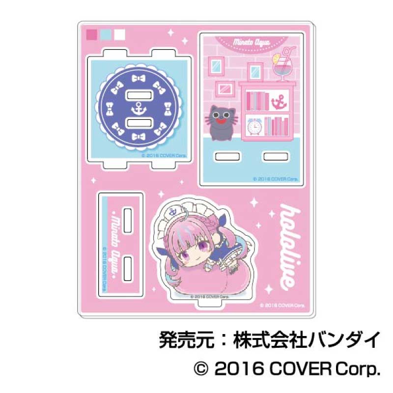 (PO) Tsunagaru Acrylic Room Stan Hololive Hug Meets Vol. 4 01 Minato Aqua Image_1